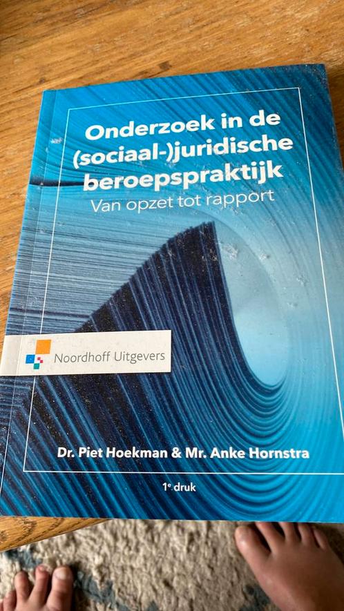 Onderzoek in de (sociaal-) juridische beroepspraktijk, Boeken, Studieboeken en Cursussen, Zo goed als nieuw, Ophalen