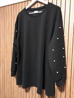 Nieuw longsleeve top zwart stretch met parels oto 69cm feest, Verzenden, Zo goed als nieuw, Zwart, Shirt of Top