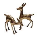 Hollywood Regency messing herten, Ophalen of Verzenden, Gebruikt, Dier