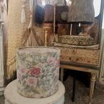 Grote oude stoffen hoedendoos, Antiek en Kunst, Curiosa en Brocante, Ophalen of Verzenden