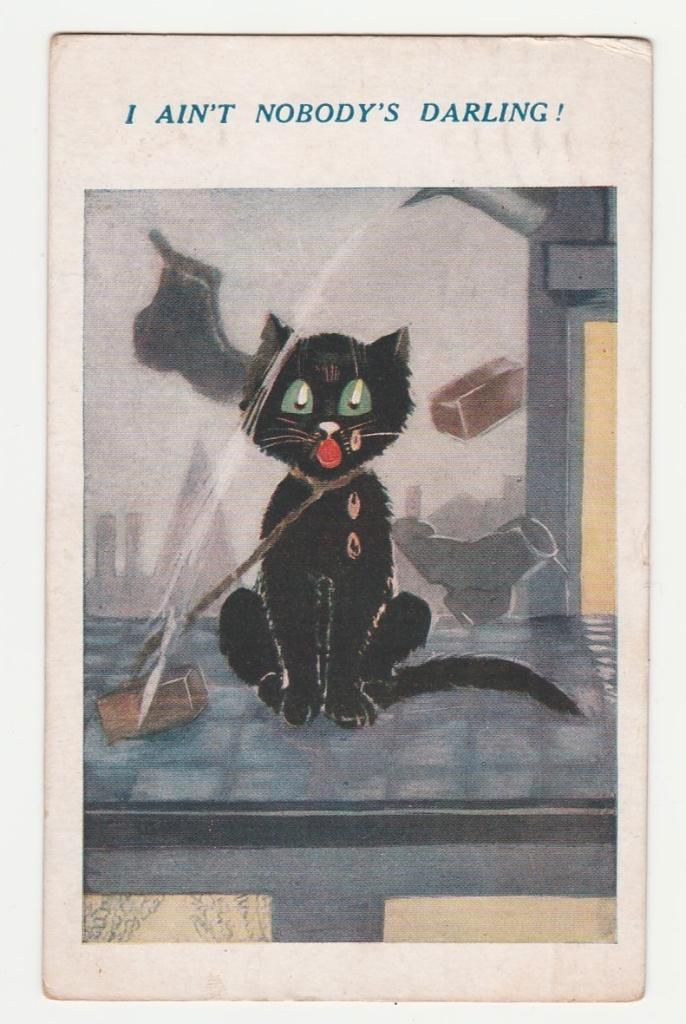 Poezen.  Cats., Verzamelen, Ansichtkaarten | Themakaarten, Gelopen, Voor 1920, Overige thema's, Verzenden