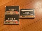 Philips UC-II 60 & BASF Chrome Maxima II 90 Cassettes, Cd's en Dvd's, Cassettebandjes, Ophalen, 2 t/m 25 bandjes, Overige genres