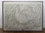 Ingelijste Reliëfkaart Vanoise - Frankrijk, Antiek en Kunst, Kunst | Litho's en Zeefdrukken, Ophalen