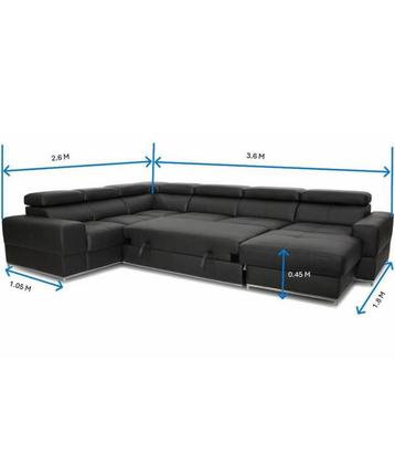 U Shape Living Room Sofa Bed beschikbaar voor biedingen