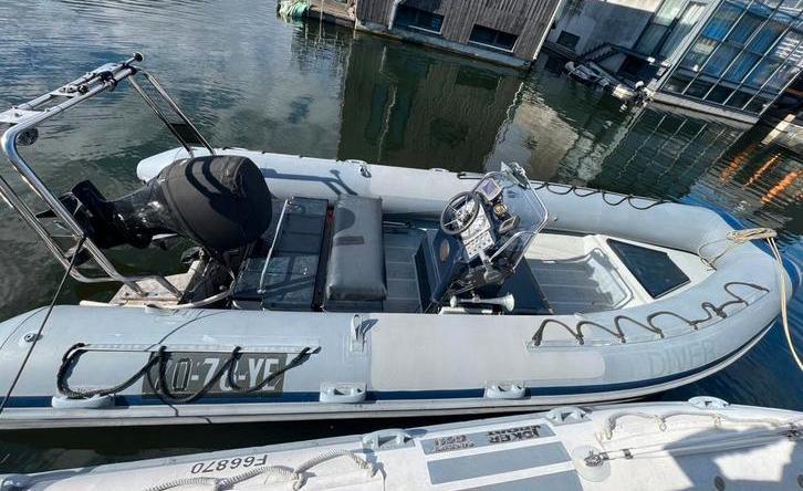 Joker Coaster 580 + Suzuki 90 pk (2013), incl. trailer, Watersport en Boten, Rubberboten, Gebruikt, Overige merken, Overige materialen