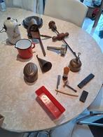 Lot antiek spul en gereedschap, Ophalen of Verzenden