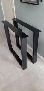 Tafel onderstel metaal zwart, Ophalen, 50 tot 100 cm, Zo goed als nieuw, Metaal