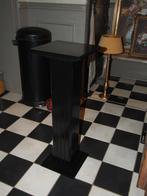 Zwarte plantenzuil/kleine Pilaar, Huis en Inrichting, Woonaccessoires | Zuilen en Pilaren, Ophalen, Gebruikt