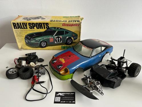 Vintage Graupner Datsun Fairlady 240z Rally Sport 1/10 rc, Hobby en Vrije tijd, Modelbouw | Radiografisch | Auto's, Gebruikt, Onderdeel