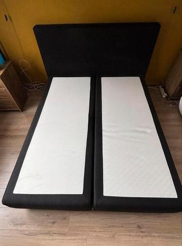 Zwarte boxspring 160x200cm SNEL OPHALEN!