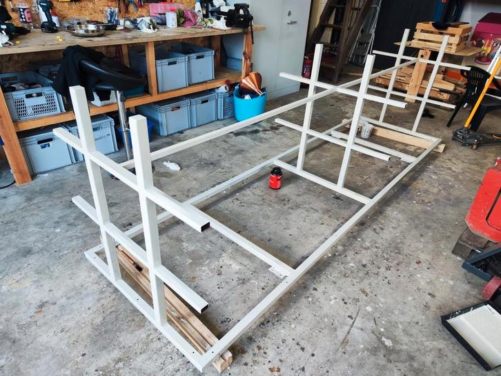 Opslag frame/regaal/container/werktafel, Doe-het-zelf en Verbouw, Overige Doe-het-zelf en Verbouw, Gebruikt, Ophalen