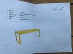 Fermob tuintafel + tuinbank, Tuin en Terras, Ophalen, Zo goed als nieuw, Rechthoekig