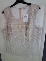 DAMES TOP/ HES MOUWLOOS NIEUW MAAT 42 NIEUWPRIJS 49.99, Beige, Maat 42/44 (L), Nieuw, Ophalen of Verzenden