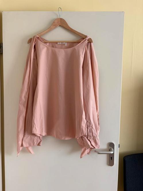 Chloé roze blouse met ‘stroken’ 44 als nieuw, Kleding | Dames, Blouses en Tunieken, Zo goed als nieuw, Maat 42/44 (L), Roze, Ophalen of Verzenden