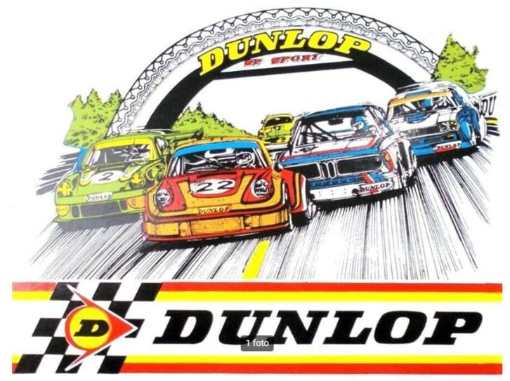 Dunlop bord in kunststof, Verzamelen, Merken en Reclamevoorwerpen, Gebruikt, Reclamebord, Ophalen