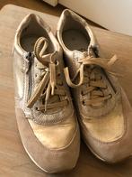 Sneakers maat 41 H van Feyn beige goud zgan, Feyn, Beige, Ophalen of Verzenden, Sneakers of Gympen