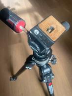 Manfrotto profressioneel 144B Statief + Kop 141RC, Ophalen, Gebruikt, 150 tot 175 cm, Driepoot