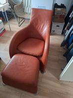 Gerard van de Berg Design Stoel met Voetenbank, Huis en Inrichting, Ophalen, Gebruikt, Design, 75 tot 100 cm