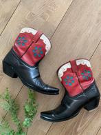 Tony Lama enkellaarsjes 40 western boots bohemian laarzen, -, Zwart, -, Lage of Enkellaarzen