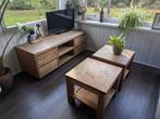 Blank Teak Houten Meubelset: Eettafel, Dressoir & Meer, Huis en Inrichting, Complete inboedels, Ophalen