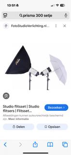 Prisma 300 studio flits set, Ophalen, Gebruikt, Lamp of Flitsset