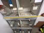 Kweekkooien Broedkooien van aluminium met trespa, Dieren en Toebehoren, Vogels | Hokken en Kooien, Ophalen, Zo goed als nieuw