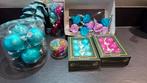 Diverse kerstballen en hangers voor de kerstboom, roze, aqua, Ophalen, Zo goed als nieuw