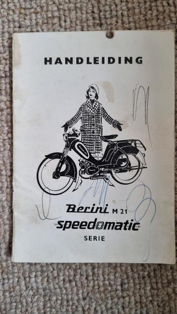 Berini M21 Handleiding - Jaren 60 beschikbaar voor biedingen