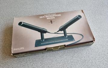 Vintage Philips microfoons! N-8404 / N8404 - compleet  beschikbaar voor biedingen