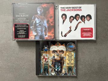 Michael Jackson & Jacksons 4xcd: History, Dangerous, Best Of beschikbaar voor biedingen