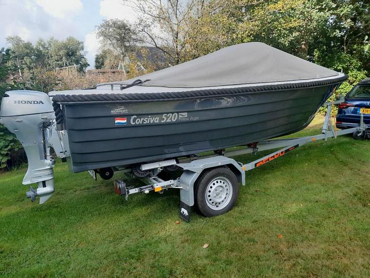 Corsiva New Age 520, Watersport en Boten, Sloepen, Zo goed als nieuw, Tot 10 pk, 3 tot 6 meter, Buitenboordmotor, Benzine, Polyester