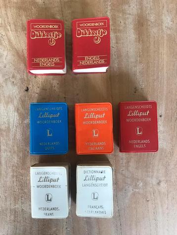 Langenscheidts Lilliput ,Dikkertje mini woordenboekjes beschikbaar voor biedingen