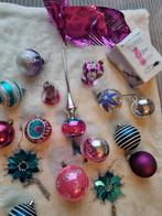 Set vintage kerstballen piek guirlande, Diversen, Kerst, Ophalen