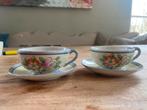 2x Antiek kinderspeelgoed kop en schoteltjes, Antiek en Kunst, Antiek | Servies los, Ophalen of Verzenden