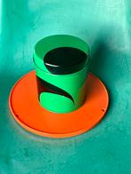 Retro blik groen zwart pop-art Aarikka Finland, Ophalen of Verzenden, Gebruikt, Overige, Overige merken