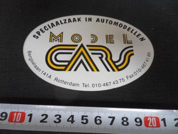 sticker rotterdam MODEL CARS speciaalzaak in automodellen beschikbaar voor biedingen