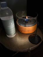 Tenderflame cafe oak tafelhaard + fles tenderfuel, Huis en Inrichting, Haarden, Ophalen, Zo goed als nieuw, Houthaard