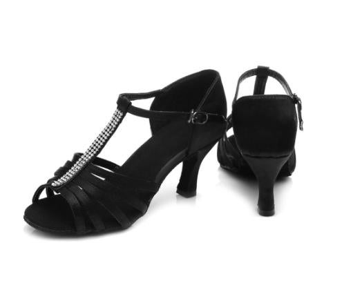 Salsa glitter hakken tango dans schoenen dames dansschoenen, Verzenden, Nieuw, Overige kleuren, Dansschoenen
