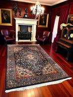 Handgeknoopt Perzisch tapijt Tabriz 50 Rai-kleur blauw, Gebruikt, 150 tot 200 cm, 200 cm of meer, Ophalen of Verzenden