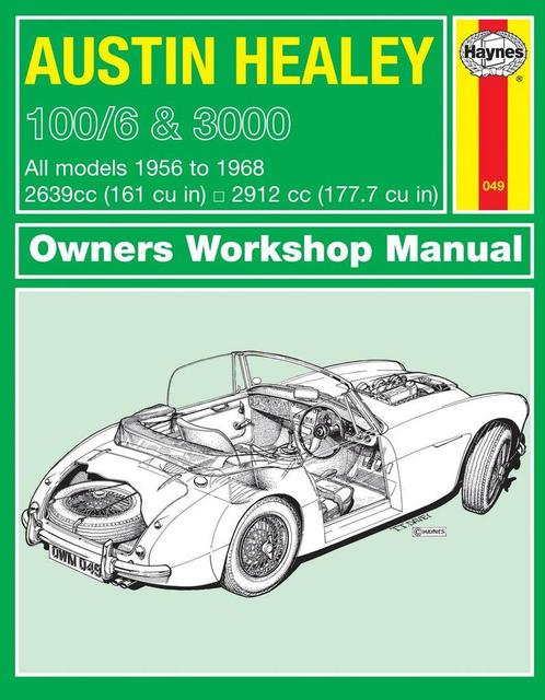 HAYNES Werkplaats handboek AUSTIN HEALEY 100/ & 3000 1956 -, Auto-onderdelen, Overige Auto-onderdelen, Austin, Nieuw, Ophalen of Verzenden