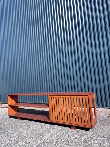 Vintage dressoir lowboard boekenkast roomdivider teak beschikbaar voor biedingen