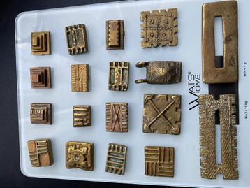 18 Ashanti of Akan goudgewichten  17e eeuw  serie 21 beschikbaar voor biedingen