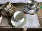 4 kop en schotel cambridge carden collection fine bona china, Nieuw, Ophalen of Verzenden, Overige stijlen, Kop(pen) en/of Schotel(s)