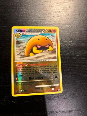 Pokémon Kaarten Kabuto Reverse Holo 67/100 Majestic Dawn beschikbaar voor biedingen
