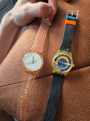 Vintage Swatch horloges (2 stuks) beschikbaar voor biedingen