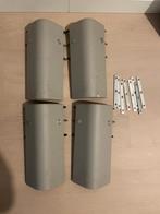 Auping Auronde bedpoten – 4 hoekpoten – 34,5 cm – compleet, Ophalen, Gebruikt, Overige kleuren, Tweepersoons