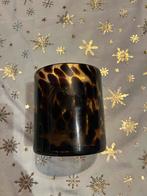 Panterprint Waxinelichthouder, Overige kleuren, Nieuw, Ophalen of Verzenden, Glas