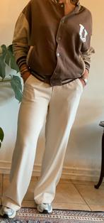 SUBDUET. Baseball   Tweekleurig bruin vest. Maat S, Ophalen of Verzenden, Zo goed als nieuw, Maat 38/40 (M), Bruin