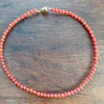 antieke bloedkoraal ketting 14k Gouden Slot, Sieraden, Tassen en Uiterlijk, Antieke sieraden, Verzenden, Goud, Ketting