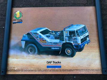 Poster DAF Trucks TurboTwin Jan de Rooy beschikbaar voor biedingen